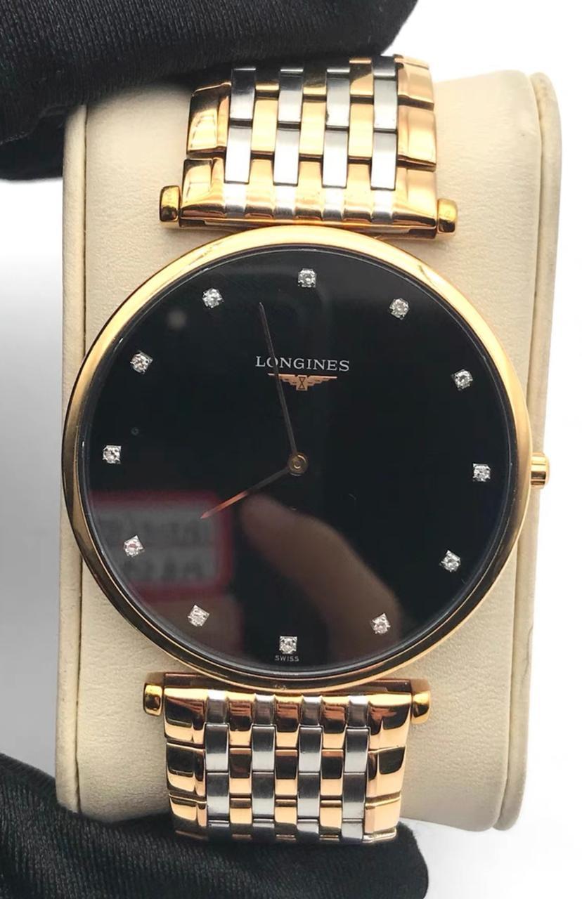 La Grande Classique De Longines Rose gold colored Steel